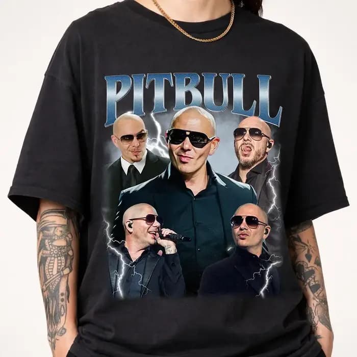 T-shirt vintage Pitbull, cadeau pour femme et homme, t-shirt unisexe