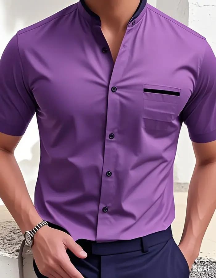 Chemise Homme Neuf Couleurs Imprimée en 3D