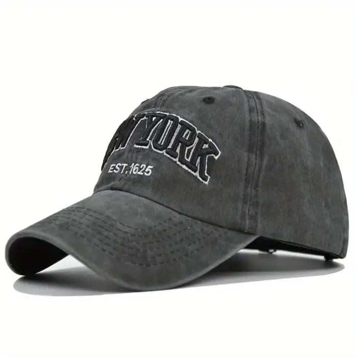 Casquette délavée Letter New York pour Hommes et Femmes, Gorras, Casquettes Snapback, Casquettes de