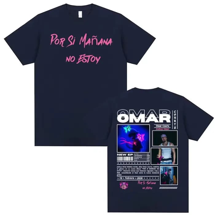 T-shirt graphique Omar Courtz Por Si Manana No Estoy 2026 Tour