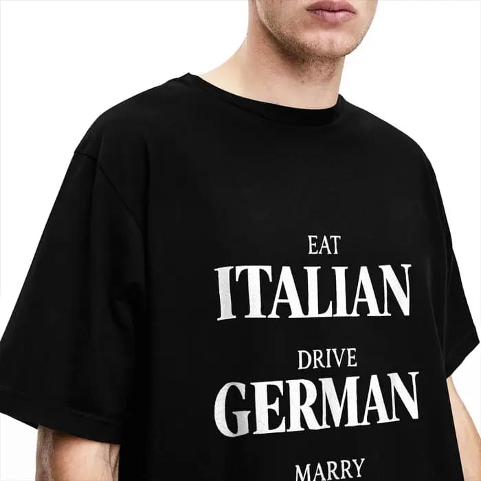 T-shirts pour hommes avec humorisme italien