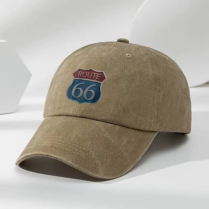 Casquette de baseball vintage Route 66 pour hommes et femmes