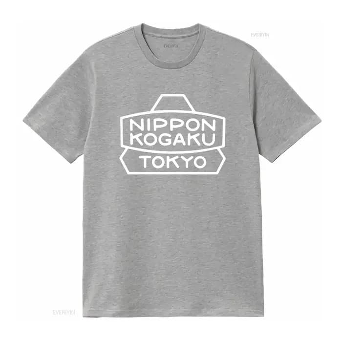 T-shirt noir pour hommes de Nippon Kogaku Tokyo Print
