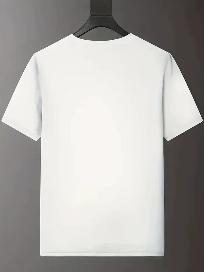 T-shirt noir minimaliste pour homme