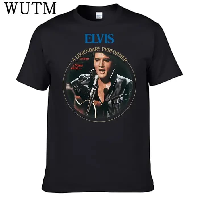 Presley Elvi t-shirt 100% coton pour hommes, chemise