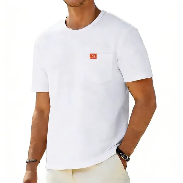 T-shirt uni pour homme