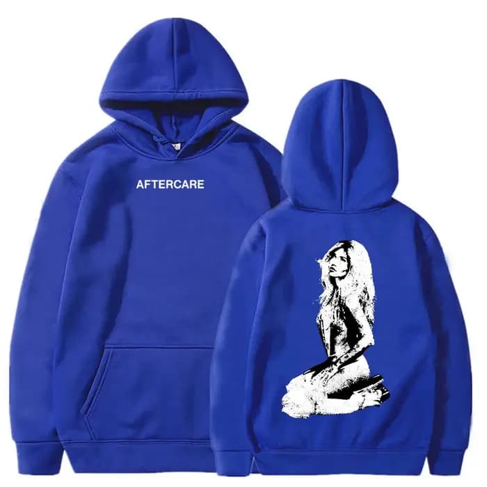 AFTERCARE strass Photo sweat à capuche Nessa Barrett chanteur impression sweats femmes vêtements à manches longues unisexe Streetwear sweats à capuche