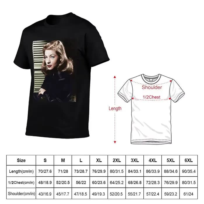 Lauren Bacall 1945 T-Shirt drôle meme t-shirts hauts rappeur graphique