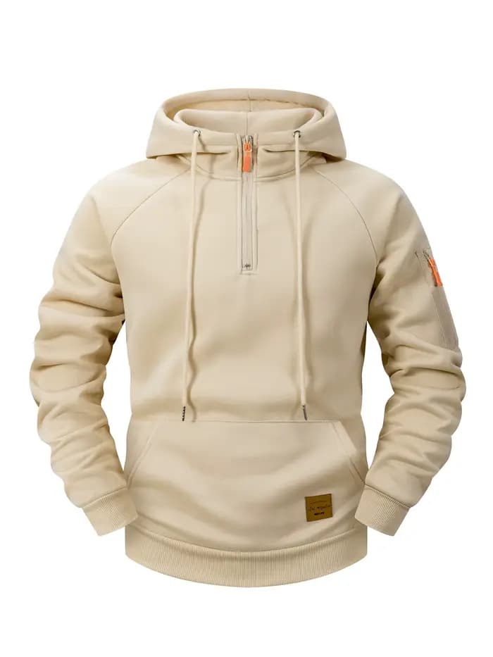 Sweat à capuche pour hommes, mode sport décontractée, rétro Harajuku, manches longues, fermeture écl