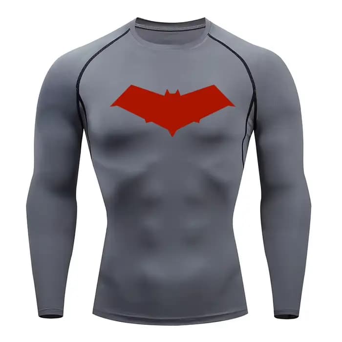 Chemise de Compression chauve-souris large pour hommes