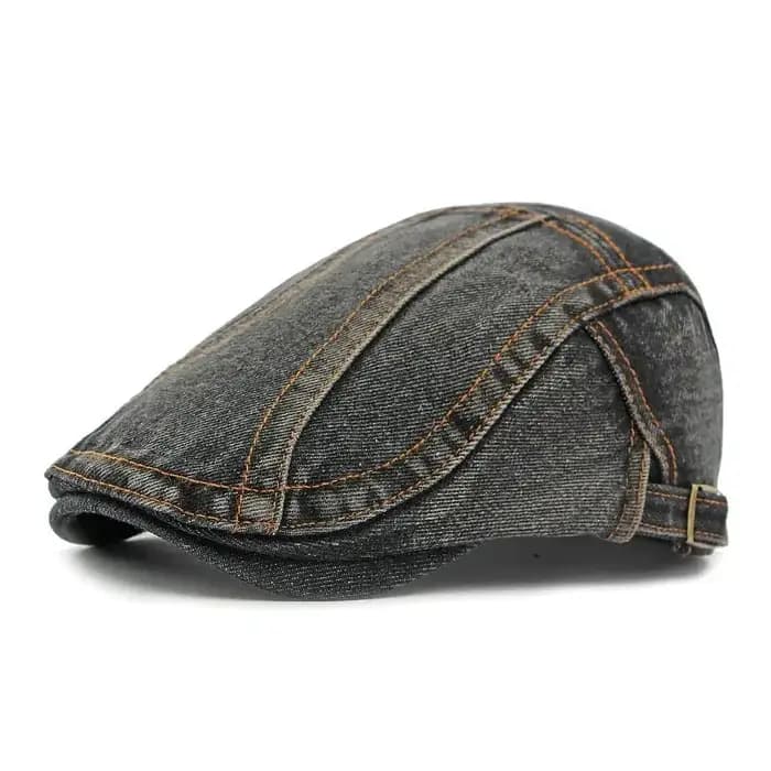 Casquette Gavroche en Jean Lavé Unisexe Réglable pour Hommes et Femmes – Idéale pour les Activités de Plein Air