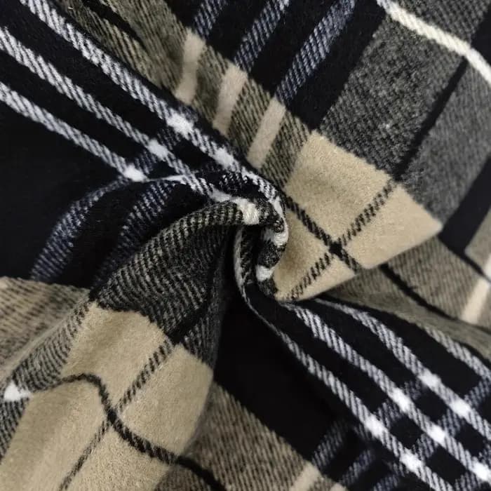Jupe parapluie longue en laine à carreaux noir et blanc pour femmes