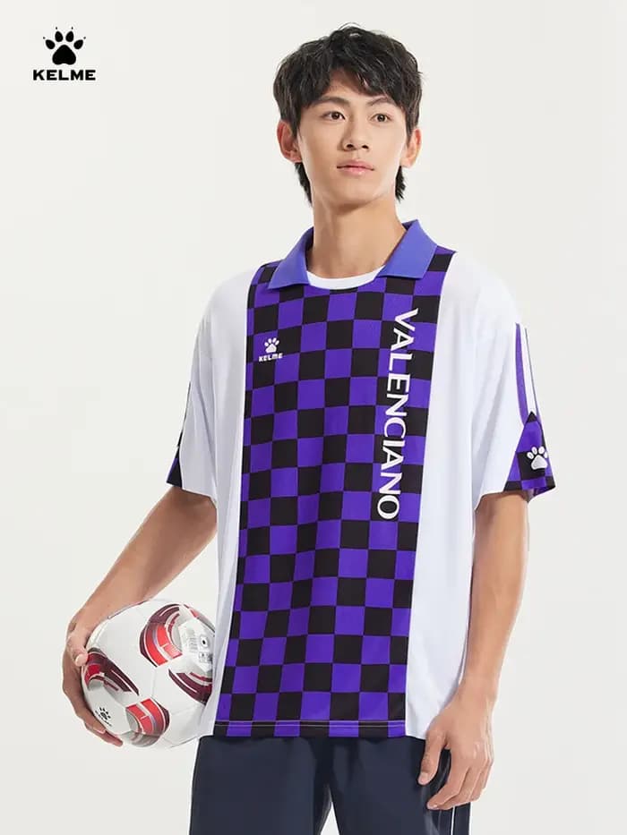 KELcloser-T-Shirt de Football Rétro Tendance pour Homme