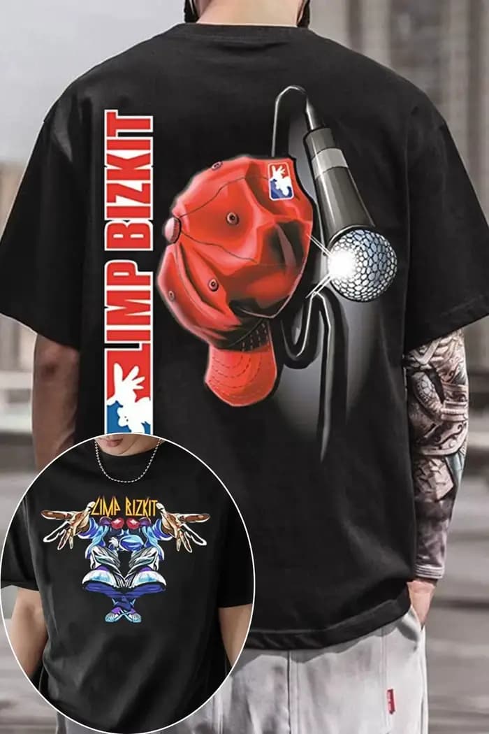 Limp Bizkit Rock Band T-shirt graphique pour hommes et femmes