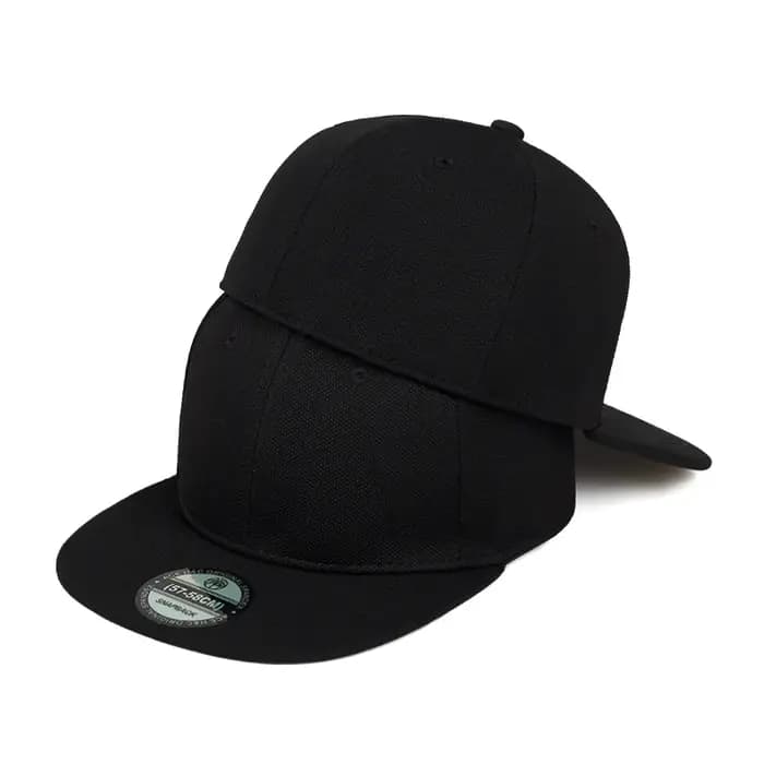 Casquette plate ajustée à dos fermé (non réglable)