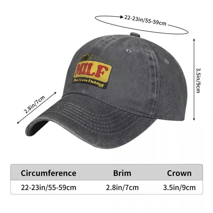 MILF homme j'aime la pêche casquette de Baseball hommes chapeaux femmes visière Protection Snapback Art casquettes