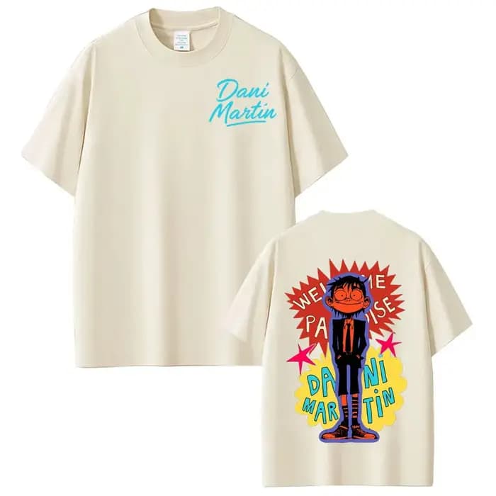 Chanteur Dani Martin mode Vintage graphique T-shirt hommes femmes Harajuku T-shirts à manches courtes coton décontracté