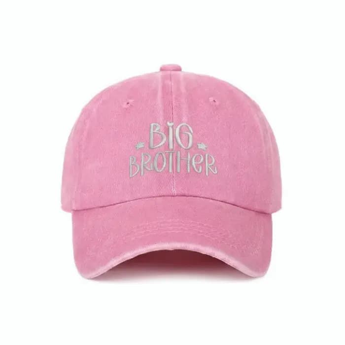 Casquettes tendance en coton délavé pour frères et sœurs