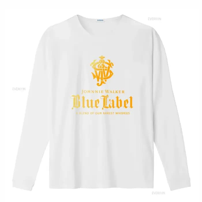T-shirt unisexe Johnnie Walker Blue Label pour homme et femme avec logo whisky premium