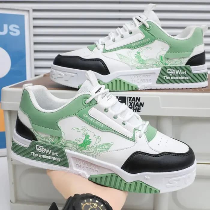 Chaussures de Skateboard Blanches pour Homme