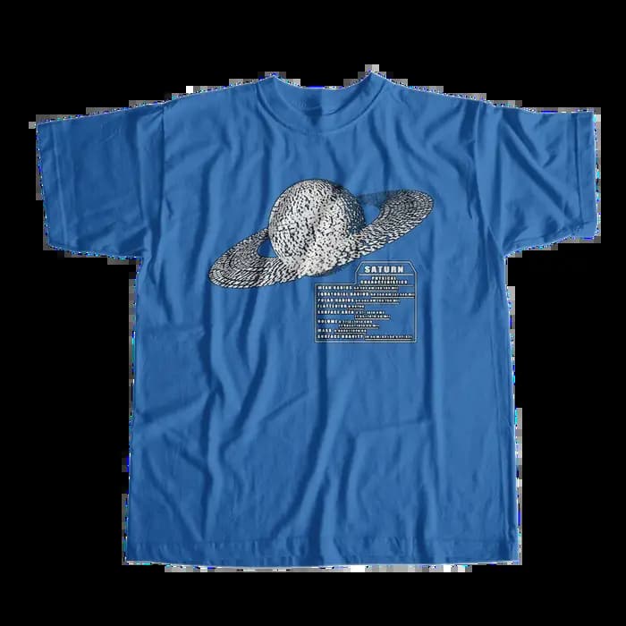 T-shirt col rond homme, 100% coton, cool, unisexe, avec impression spatiale