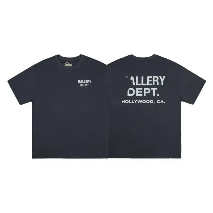 GALLERY DEPT T-shirt décontracté en coton à manches courtes avec imprimé alphabet classique