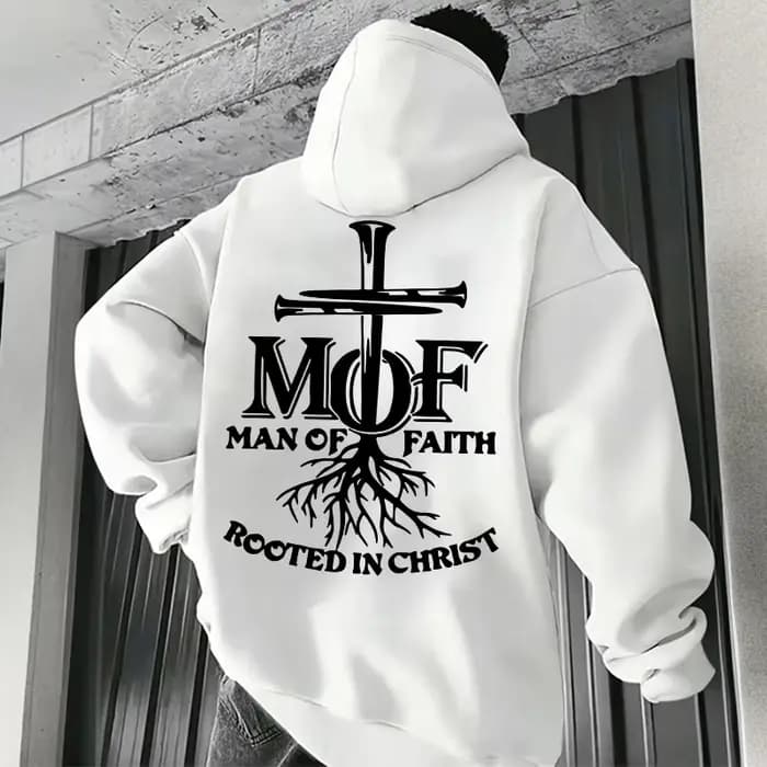 2025 offre spéciale hommes à capuche homme de la foi jésus imprimer sweats