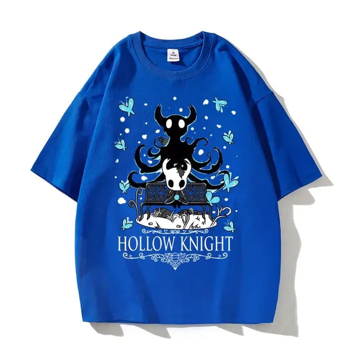 T-shirt Hollow Knight en coton pour hommes, de haute qualité, culture pop, punk, t-shirt numérique, anime classique, ChimUniversity, harajuku
