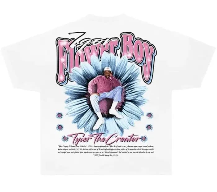 T-shirt graphique Tyler The Creator, tee-shirt streetwear vintage Y2K, chemise décontractée unisexe