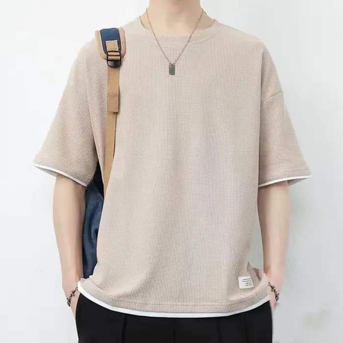 T-shirt ample à manches courtes pour homme