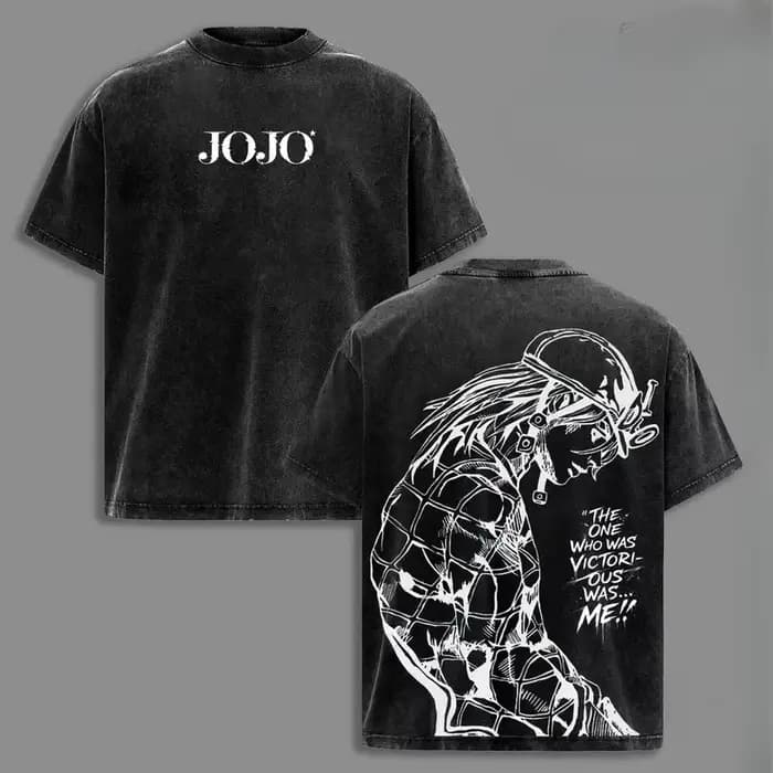 T-shirt imprimé JoJo's Bizarre Adventure Brando Diego pour hommes et femmes