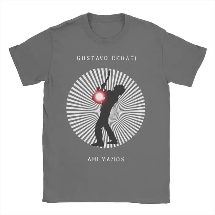 Gustavo Cerati Tour 2025 Album T-Shirt été coton t-shirts pour hommes Hip Hop T-Shirt décontracté chemise manches courtes haut t-shirts
