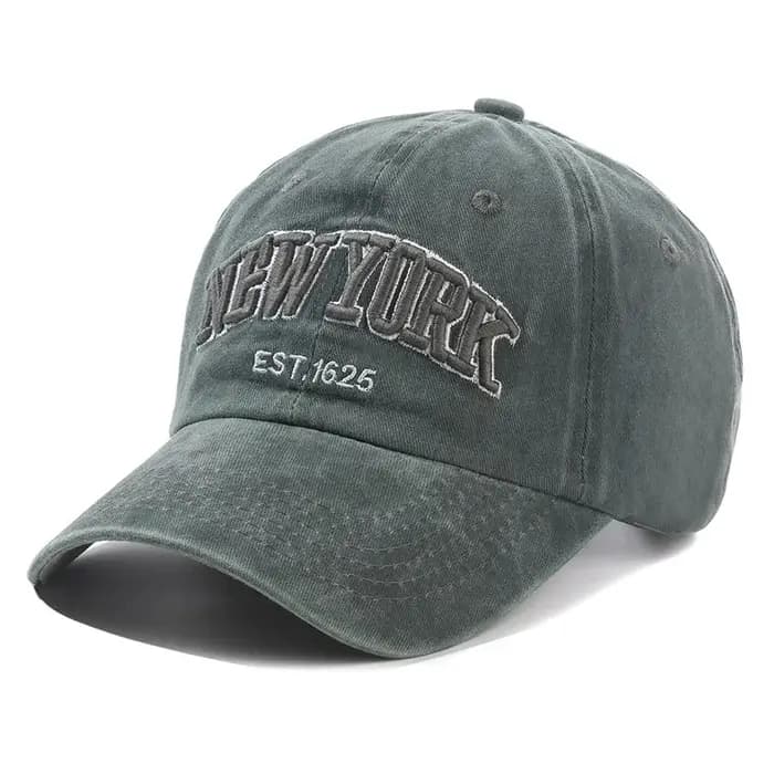 Casquette en coton délavé New York 2025 pour hommes et femmes, casquettes snapback, casquettes de baseball, protection solaire, casquette de papa, casquette d'extérieur