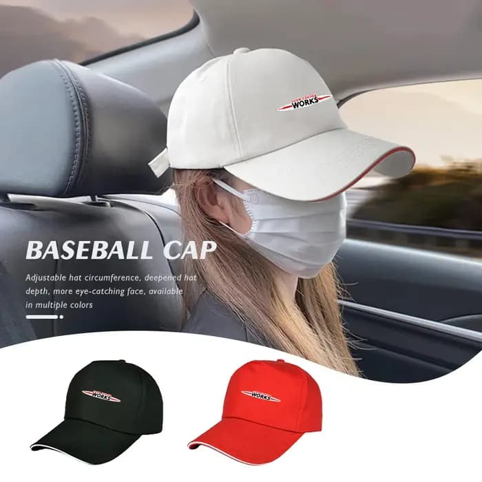 Casquette de baseball brodée unisexe