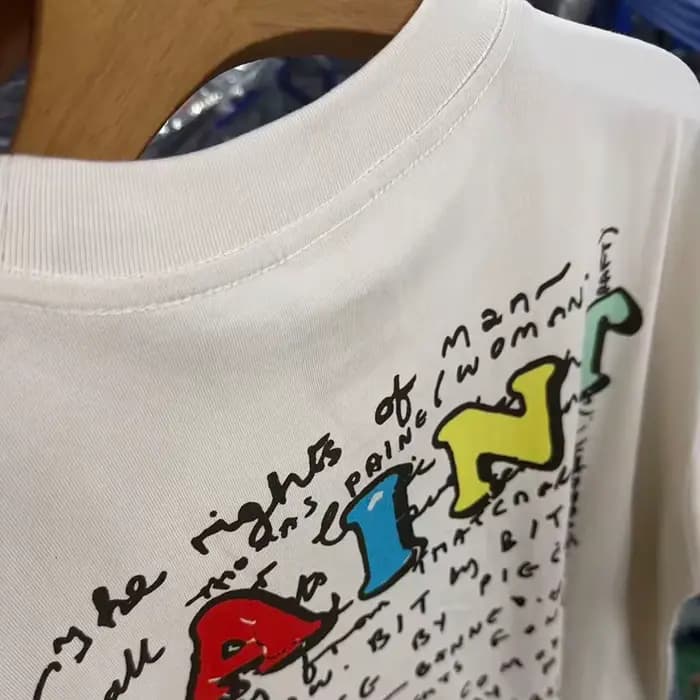 T-shirt Streetwear 26SS à imprimé graphique pour hommes et femmes
