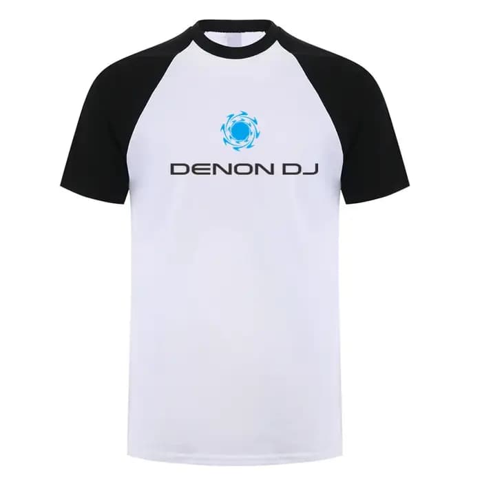 Denon Dj t-shirt été hommes coton col rond à manches courtes joueur médias T-shirts homme hauts LH-303