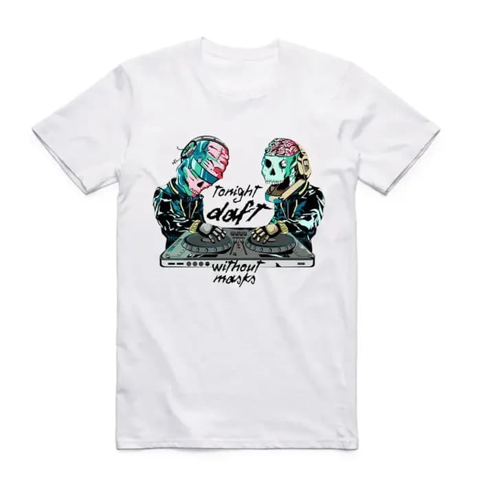 2019 Daft Punk hommes femmes t-shirt été à manches courtes groupe de musique française