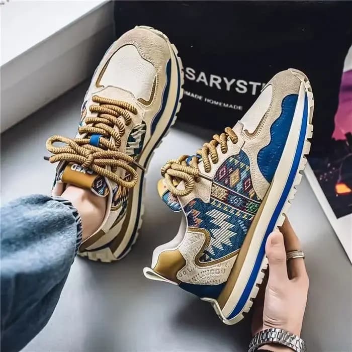 Chaussures de sport décontractées pour hommes, style papa tendance, basses, respirantes, confortable
