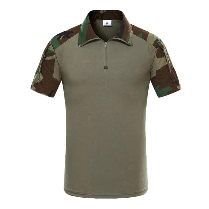 DulShirt Camo à manches courtes pour hommes, garder au chaud, t-shirt skip, vêtements d'uniforme de