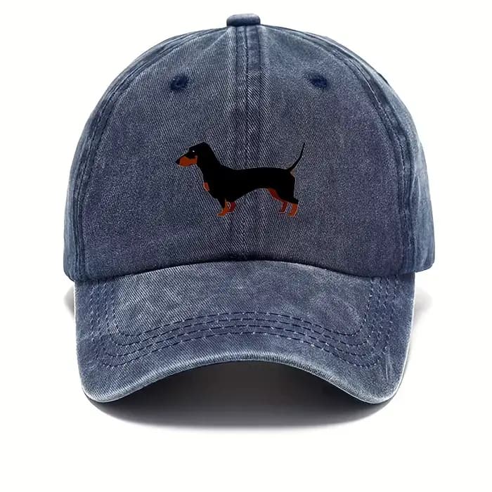 Casquette de baseball teckel rétro pour hommes et femmes