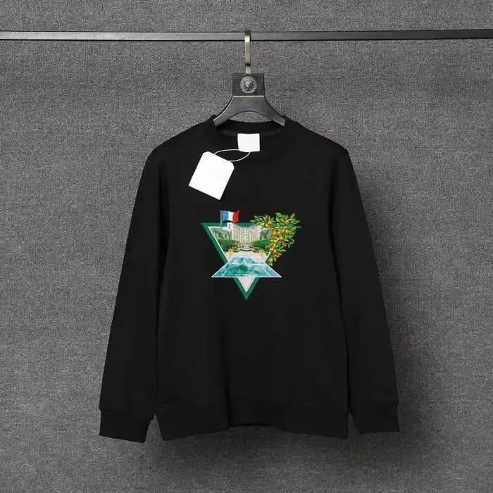 Sweat-shirt à capuche unisexe 2025 Casionblank Paris France avec logo imprimé, style hip-hop, coupe