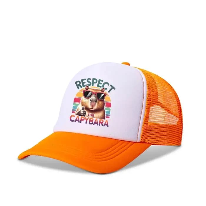 Capybara casquette de baseball garçons fille mignon Y2K tendance dessin animé imprimé chapeau Kawaii toile extérieur décontracté parasol chapeaux enfants cadeau d'anniversaire