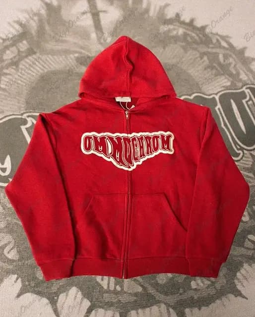 Sweat à capuche Y2k Hip Hop pour hommes et femmes, broderie de lettres, sweat à capuche aéré, Haraju