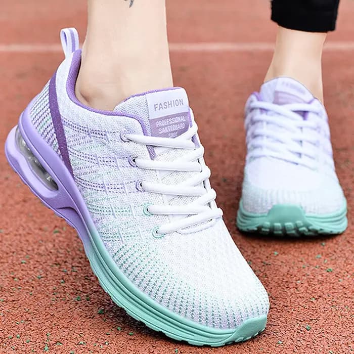 Baskets Femme baskets à fond souple Femmes nouvelles chaussures de sport pour Femme formateurs chaussures maille Baskets Femmes vulcaniser Tennis Femme