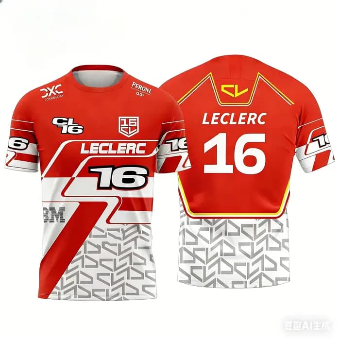 Nouveau T-shirt imprimé 3D Lewis Hamilton 44 2026 – Haut d'entraînement unisexe décontracté à manches courtes pour l'été