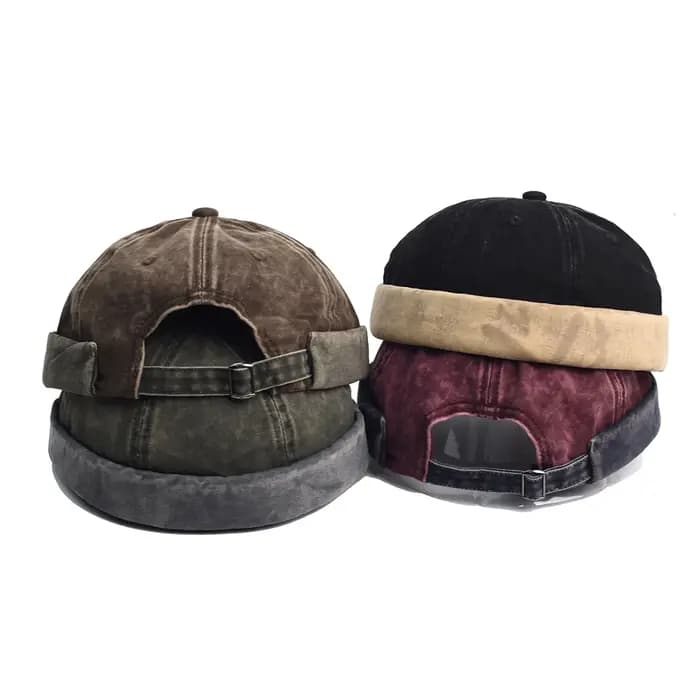 Casquette Docker lavée