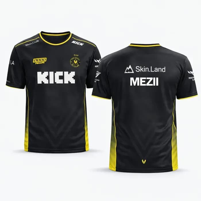 T-shirt graphique Vitality CS2 3 étoiles 2026 Budapest pour fans de l'équipe de gaming