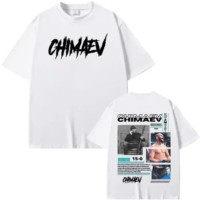 Khamzat Chimaev couverture graphique T-shirts hommes femmes mode d'été Hip Hop tendance