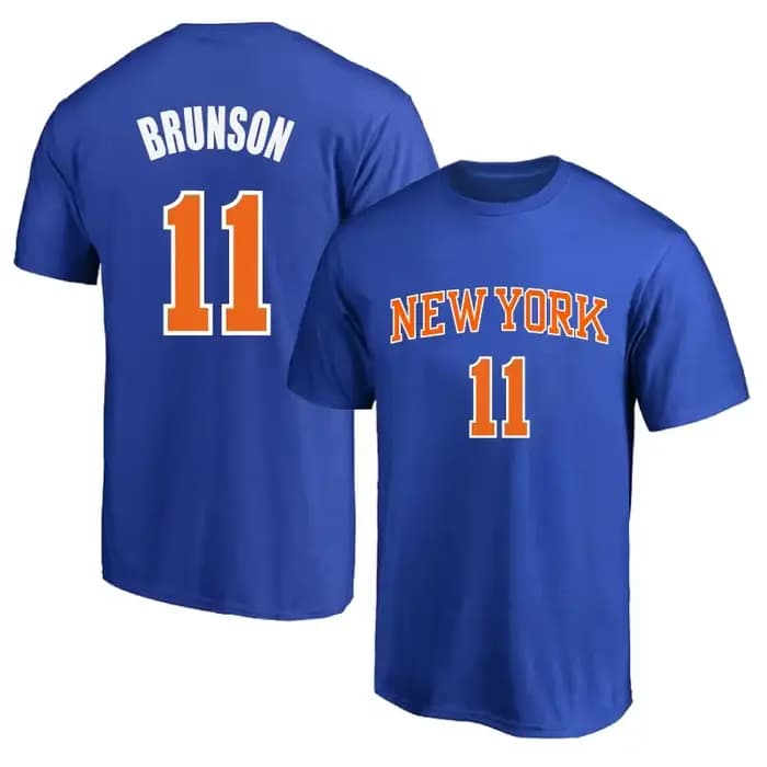 2026 New York Brunson No. T-shirt d'été en coton pour hommes et femmes, vêtements Y2K, à la mode, co