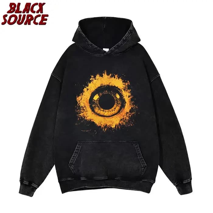 T-Shirt Streetwear montre-moi Burn Eye graphique